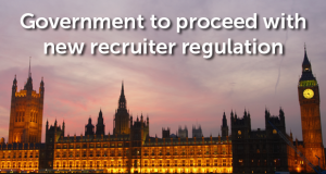 Government to proceed with new recruiter regulation