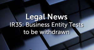 IR35: Business Entity Tests to be withdrawn