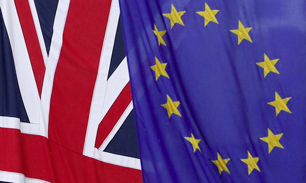 EU and British Flag Image