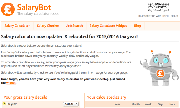 SalaryBot.co.uk has launched SalaryBot Jobs, the first major job search platform in the UK that advertises take home pay