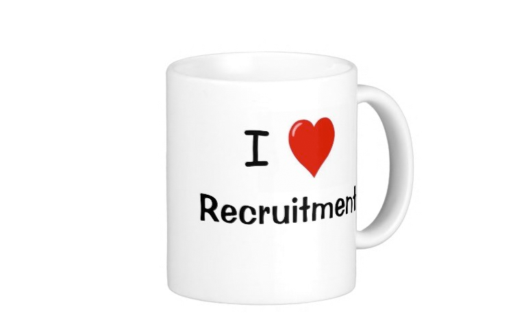 I love recruitment mug